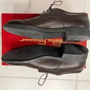 Salvatore Ferragamo Mocca Pebble Calf Dress Shoes Sz. 8.5 D  Excellent Condition Salvatore Ferragamo | Shoes | Salvatore Ferragamo Mocca  main image 3